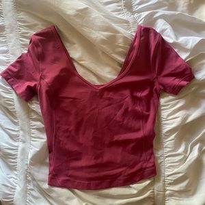 Lululemon pink align t-shirt!!